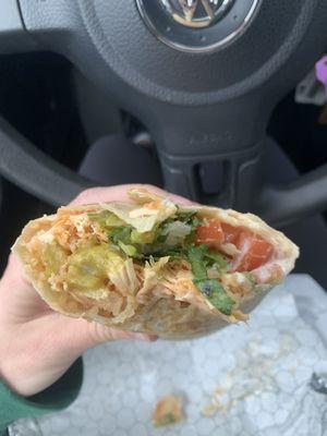 Chicken Loaded Burrito