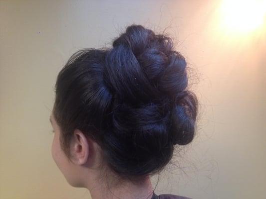 Classic updo