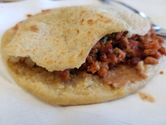 Chorizo gordita.