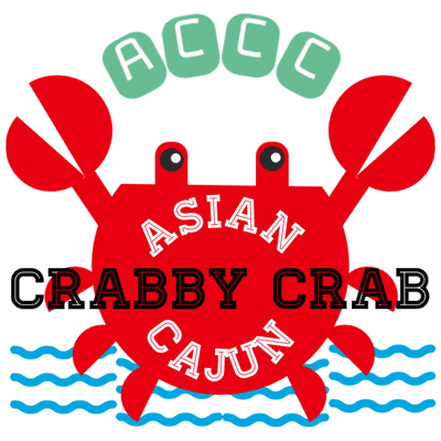 Asian Cajun Crabby Crab logo