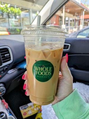 Iced honey vanilla oat latte - lifewithhanny