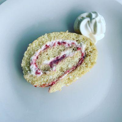 Raspberry Mascarpone Jelly Roll