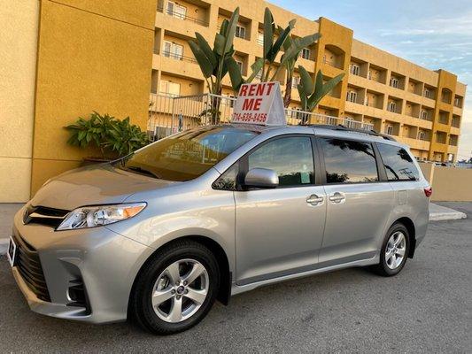 Toyota Sienna 8 passenger van 
Perfect for any road trip