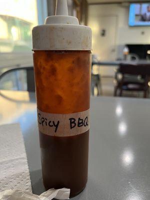 homemade spicy BBQ sauce