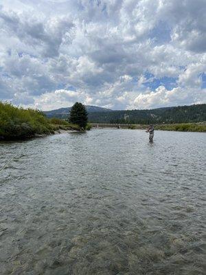 Fly fishing