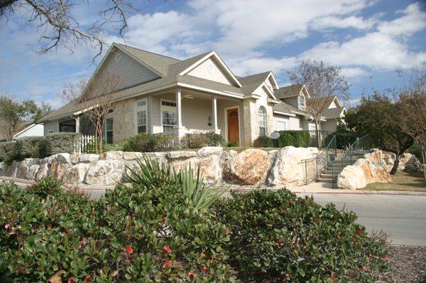 Tuscan style single story homes.