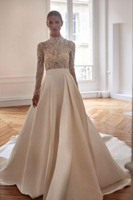 A-line wedding gown