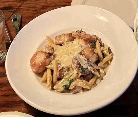 Carbonara with Scallops