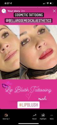 Lip Blush Tattoo