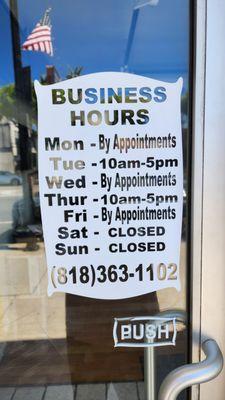 Business Hours