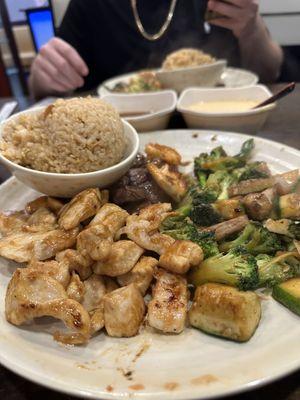 Steak & Chicken hibachi