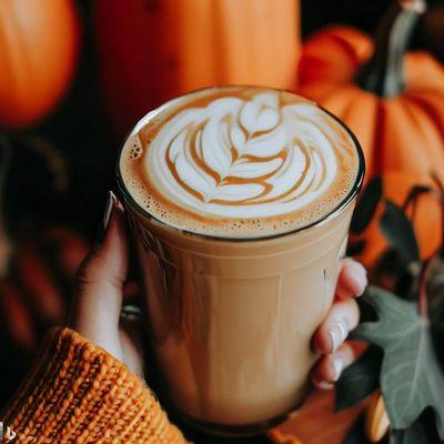 Seasonal drink! Pumpkin Hot latte