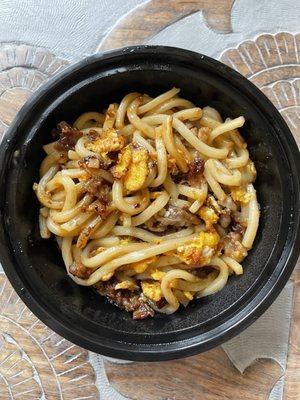 Fried Udon with beef