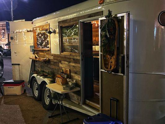 Uprooted's Converted horse trailer