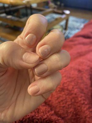 Disappointing manicure