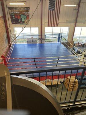 Boxing ring, first floor