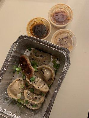 Dumplings & sauces