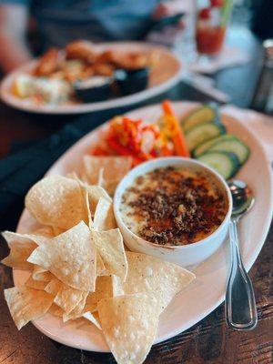 3 Cheese Spinach Artichoke Dip