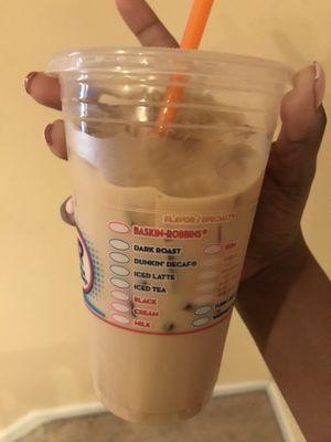 Caramel iced coffee ! Yum