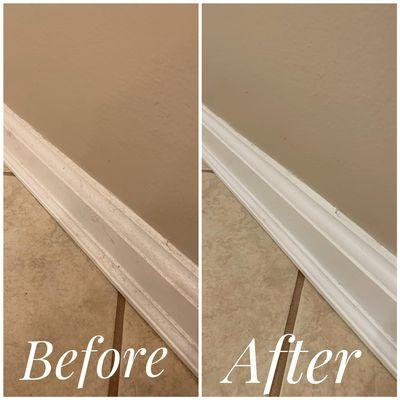 Baseboard cleaning