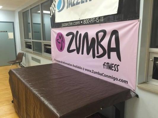 My Big Zumba con Marcela - River Forest Location Banner!  :)