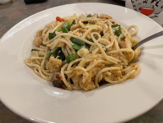 Garlic Noodles with Chicken