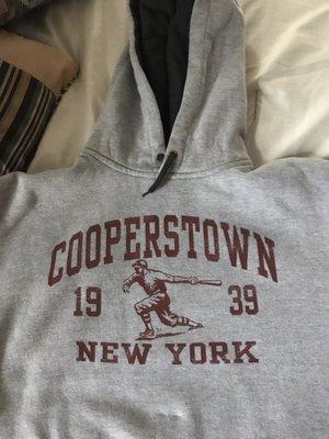 Thick, warm, high quality hoodie I bought from Yastrzemski Sports