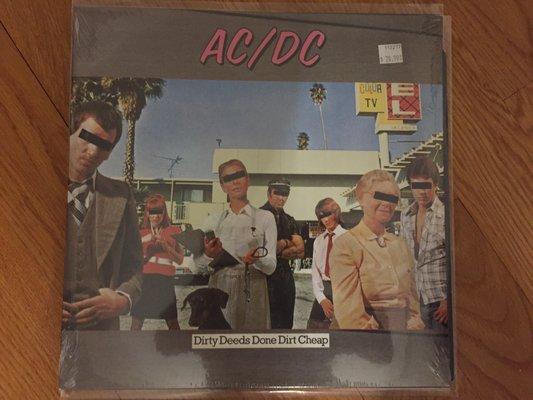 New vinyl of a classic AC/DC album