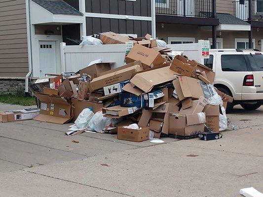 Yet another day at the landfill... Oh, wait, this is my apartment complex.