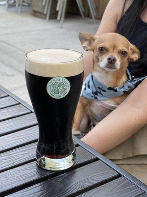 Guinness (and dog-friendly outdoor seating!)