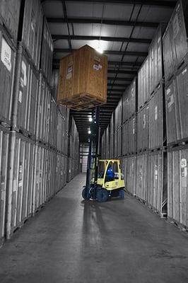 We have over 100,000 sq.ft. of storage space at our facility to store your items for a few days or even a few years!