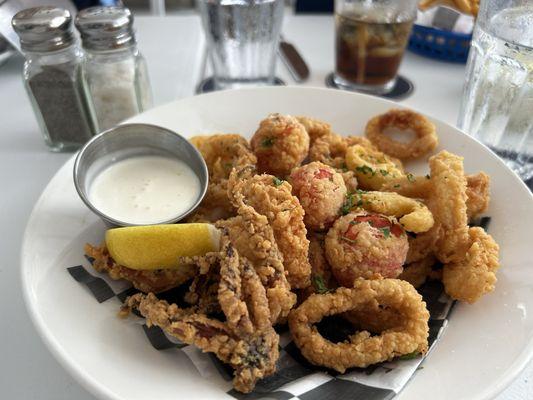 Yes please to the calamari appetizer.