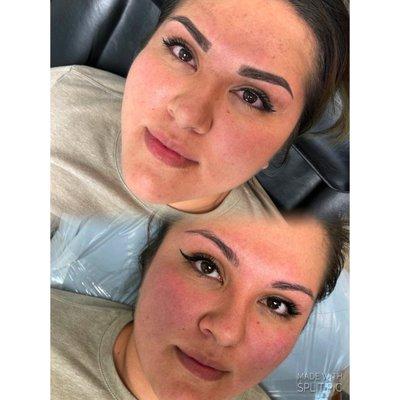 Tattooed Natural Powder Ombré Brows