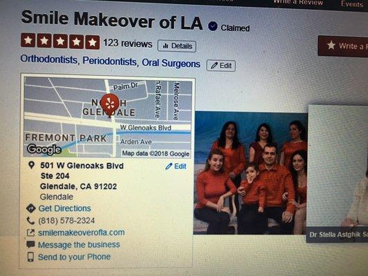 PEOPLE LOVE US ON THE YELP Check out our Glendale practice page,