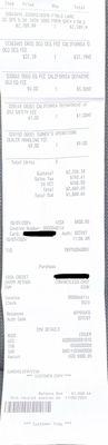 Receipt for deposit dated 10/7