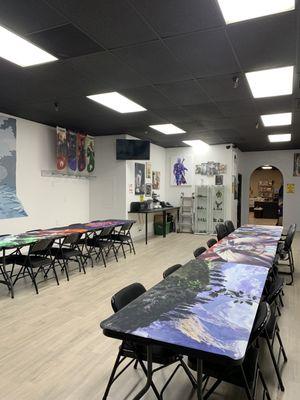 Echo Base Room - for TCG game playing, events, and tournaments