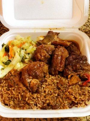 Brown stew chicken