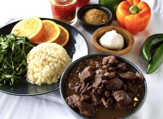 Feijoada.  The national dish of Brazil.  Served fresh daily.