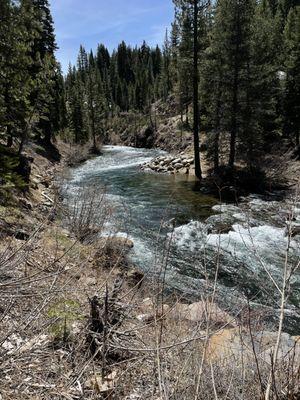 view on the trail