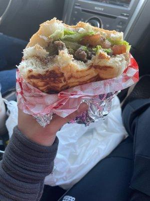 Steak torta