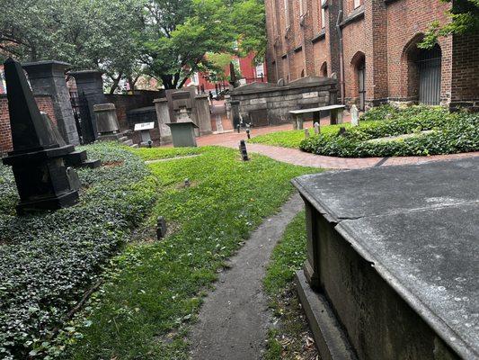 The cemetery/church has a bunch of cool old important graves besides Poe