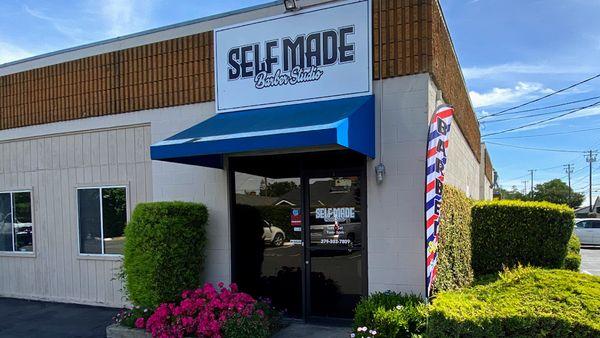 Front view of Self Made Barber Studio