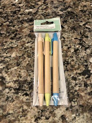 Paper Barrel Pens