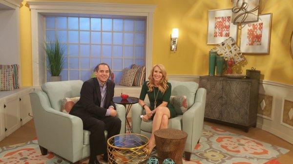 Dr. Moraitis on Daytime TV Show with Cindy Edwards highlighting our Coolsculpting practice