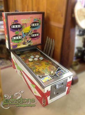 Vintage Pinball Machine.