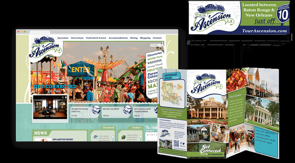 Working with Ascension Parish to take their identity from Good to GREAT - in print and online!