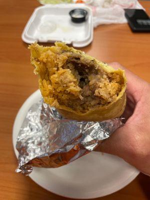 Asada Burrito with no asada