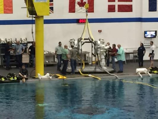 Astronauts prepping for the festivities