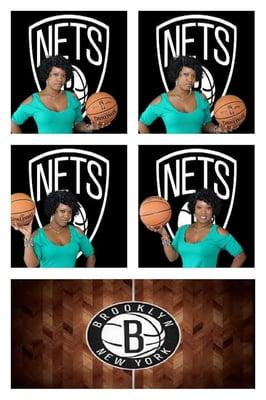 Brooklyn Nets back drop