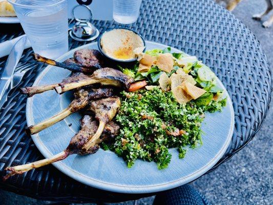 Grilled lamb chops